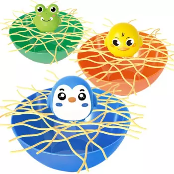 Креативная Милая миниатюрная миска в виде пингвина, детская головоломка, Веселая игра для соревнований, Интерактивная настольная игра для родителей и детей