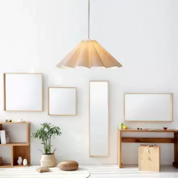 Кремовая люстра в скандинавском стиле, лампа для спальни, гостиной, кафе, декоративная лампа для прикроватного столика, кабинета, обеденного стола, люстра с одним цветком