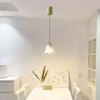 Кремовый стиль, современный фотосветильник, французский Художественный Обеденный Стол, подвесные осветительные приборы, теплые и романтические