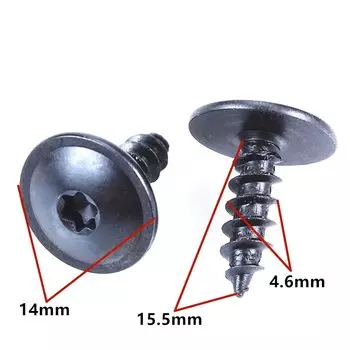 Крепежная основа для автомобильного двигателя, Самонарезающий винт, колесо, арка, крыло, зажим для крепления для VW Santana Jetta Lavida Tiguan CC Golf Magotan Audi