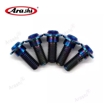 Крепежные болты Arashi M8 x 22 мм для тормозного диска ротора мотоциклетные дисковые титановые винты для HONDA YAMAHA SUZUKI BMW KAWASKI аксессуары