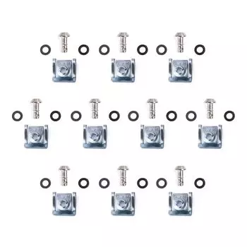 Крепежные болты для мотоцикла, быстросъемные, с поворотными заклепками 1/4, 10 комплектов, винты для гонок 17 мм для YAMAHA, Honda, BMW