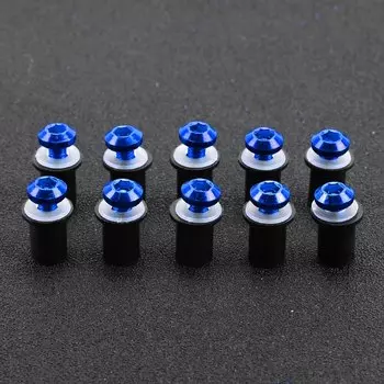 Крепежные гайки двигателя M5, винтовые монтажные болты для лобового стекла ветрового стекла для Kawasaki GTR KLE KLV 250 400 500 1400 1000 J300 LAKOTA 300