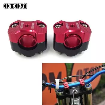 Крепежный зажим для Руля Мотоцикла OTOM, многофункциональный Базовый адаптер, код 22/28 мм, для универсальных мотоциклетных запчастей 7/8 дюйма, 1-1/8 дюйма