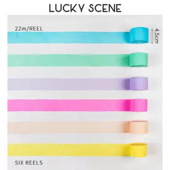 Креповая бумажная гирлянда Lucky Scene