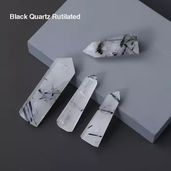 Кристальная башня Runyangshi из розового кварца и аметиста