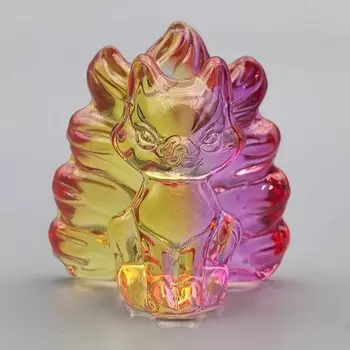 Кристальная фигурка девятихвостого лиса PlumHOME