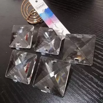 Кристальные бусины Camal, 5 шт., 30 мм, прозрачные