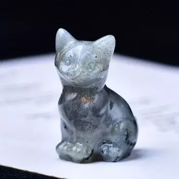 Кристальный кот Worry Stone