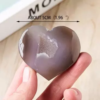 Кристалл агат сердце Runyangshi