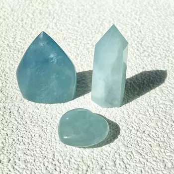 Кристалл Аквамарин Башня-Капля Aladdin Crystal