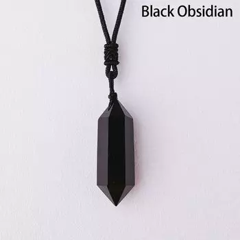 Кристалл кварц двухточечный кулон Runyangshi