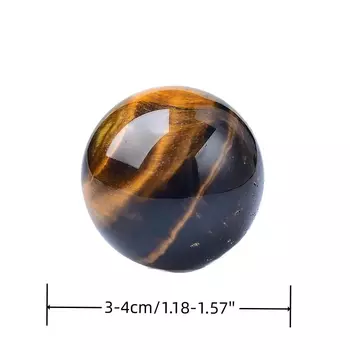 Кристалл тигровый глаз, шар, STONE BROTHERS