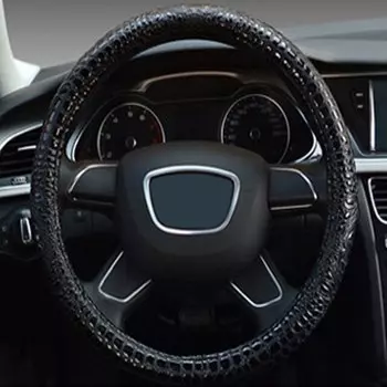 Крокодиловая зернистая кожа, четыре сезона, Универсальный женский спортивный чехол для мужчин, аксессуары для интерьера автомобиля