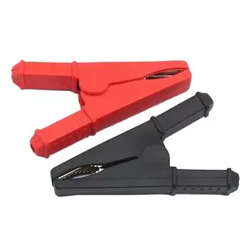 Крокодиловые зажимы PINANWZ 50A 75 мм 2 шт.