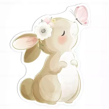 Кролик KT доска для дня рождения