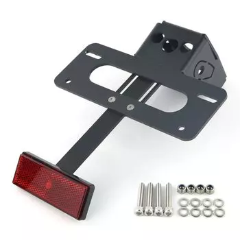 Кронштейн держателя номерного знака подходит для Kawasaki Z650 2017-2025 Ninja 650/KRT/ABS Z 650 ABS комплект заднего хвоста аккуратное крыло