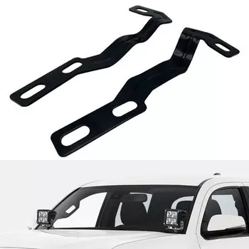 Кронштейн для крепления светодиодного фонаря на петлях капота для Toyota Tacoma 3-го поколения 2016-2021, кронштейны для крепления рабочего фонаря на капоте для бездорожья