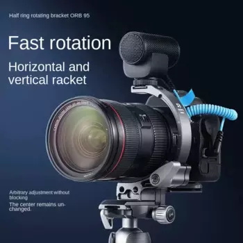 Кронштейн для кроличьей клетки BENRO QRB95, Горизонтальная и вертикальная съемка, быстрое вращение