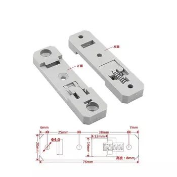 Кронштейн для печатной платы NoEnName_Null DRG05-08 черный серый