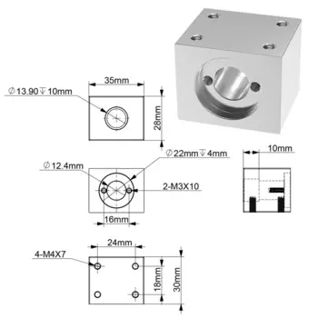 Кронштейн гайки T8 GKTOOLS