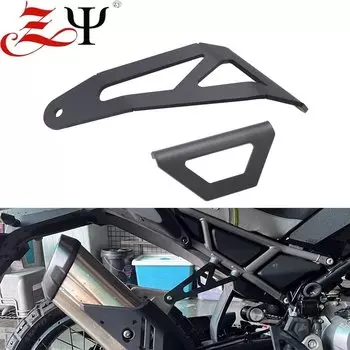 Кронштейн выхлопной трубы мотоцикла, аксессуары, поддержка глушителя, подходит для 450MT 450 MT 2024- Заглушка задней подставки для ног