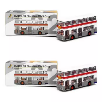 Крошечная модель DMS Hong Kong Bus 1:110 коллекция литых под давлением игрушек для хобби ограниченный выпуск
