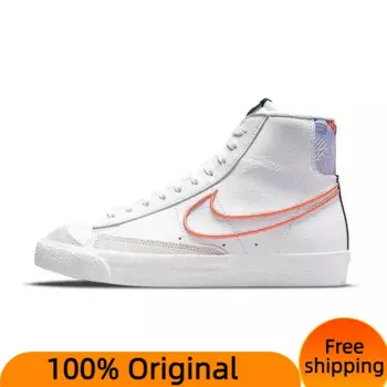Кроссовки Nike Blazer Mid 77 SE GS, цвет белый, цвет волшебный
