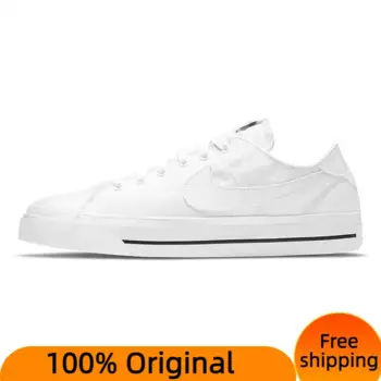 Кроссовки Nike Court Legacy Canvas, белые, черные