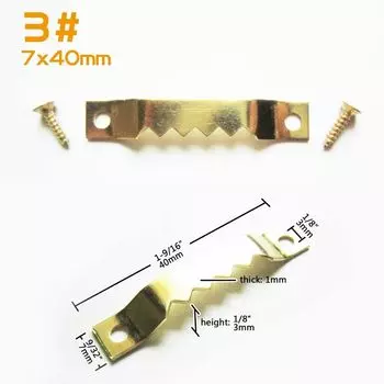 Крючки для фоторамки из железа 25 шт