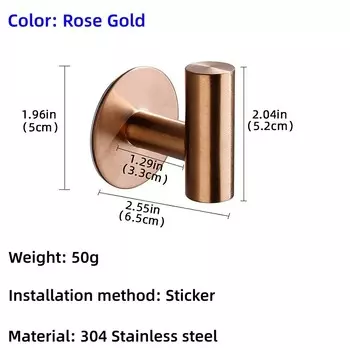 Крючки для ванной из нержавеющей стали