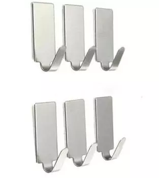 Крючки самоклеящиеся из нержавеющей стали