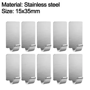 Крючки самоклеящиеся из нержавеющей стали