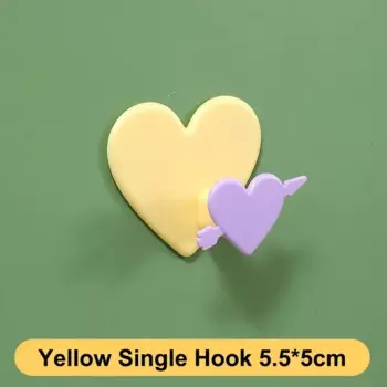 Крючки самоклеящиеся сердечки HARKO фиолетовые