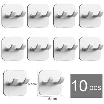 Крючки TAANY для хранения шнуров белого цвета