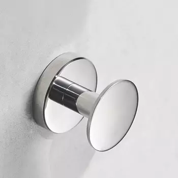 Крючок для халата JIE MO из нержавеющей стали, хром