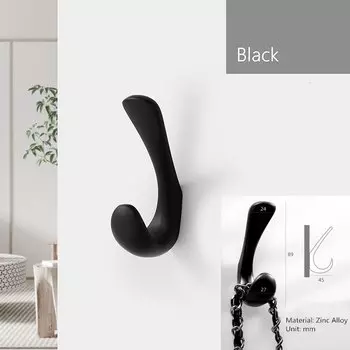 Крючок для одежды KK & FING, золотой, цинковый сплав