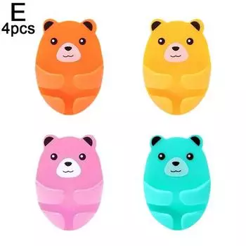 Крючок для вилки самоклеящийся медведь