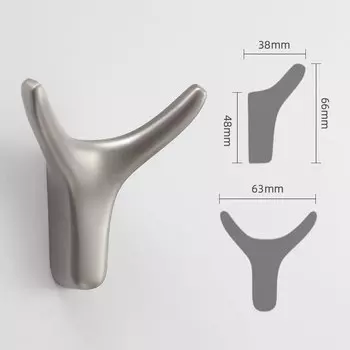 Крючок настенный KAK цинковый сплав