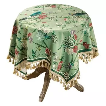 Круглая бархатная скатерть MEDICCI HOME