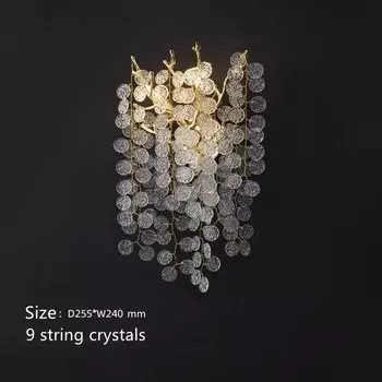 Круглая хрустальная люстра Artpad