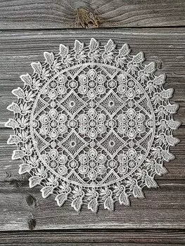 Круглая изоляционная салфетка из полиэстера и хлопка