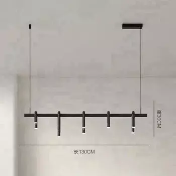 Круглая подвесная люстра TAONUANSHU темно-красного цвета