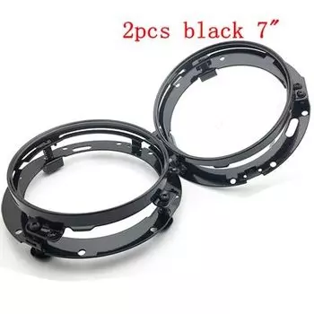 Круглая светодиодная фара 7 дюймов, Монтажное кольцо для автомобиля Jeep Wrangler JK, Suzuki Samurai, для мотоцикла Harley, кронштейн 7 дюймов