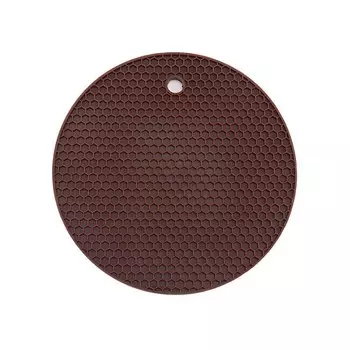 Круглая термостойкая силиконовая подставка