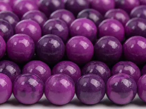 Круглые бусины Sugilite для изготовления ювелирных изделий, свободные бусины с фиолетовым дождем и цветами, 4/6/8/10/12 мм