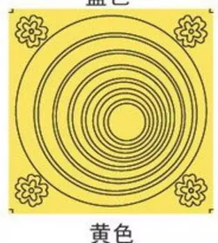 Круглые цветы, наклейка на стену, Sensual Bee