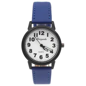 Круглые кварцевые часы, женские роскошные брендовые Золотые женские повседневные часы с кожаным ремешком, трендовые женские часы для девочек U99