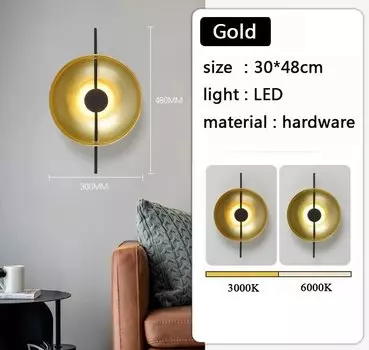 Круглые настенные светильники QUASHION