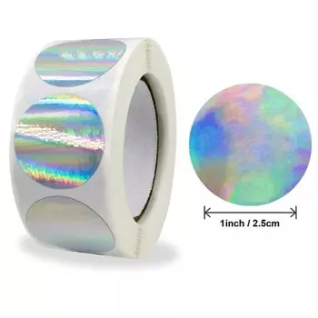 Круглые сердечные наклейки AIKELI